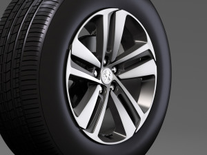 peugeot traveller wheel 2017 3D Модель