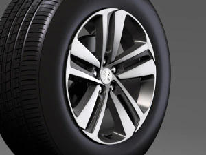 peugeot traveller wheel 2017 3D Model