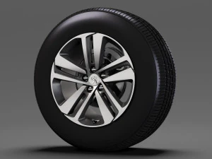 peugeot traveller wheel 2017 3D Model