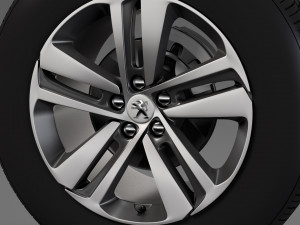 peugeot traveller wheel 2017 3D Модель