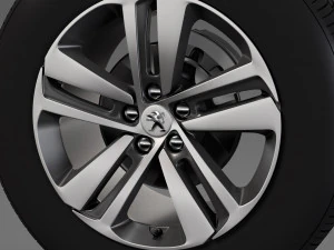 peugeot traveller wheel 2017 3D Model