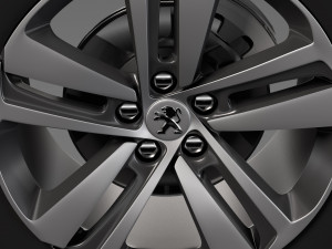 peugeot traveller wheel 2017 3D Модель