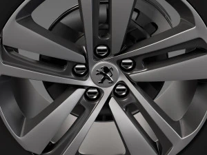 peugeot traveller wheel 2017 3D Model
