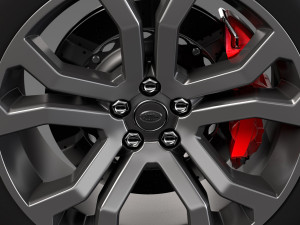 range rover svautobiography dynamic wheel 2017 3D Model