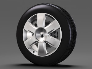 renault kangoo wheel 2017 3D Model