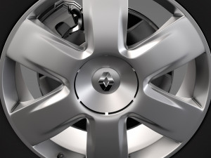 renault kangoo wheel 2017 3D Model