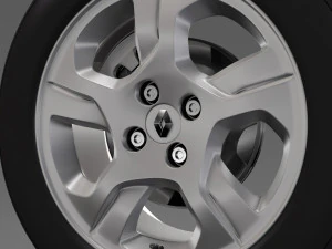 renault logan wheel 2017 3D Model