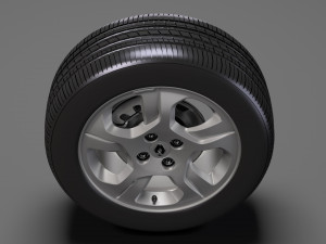 renault logan wheel 2017 Modelo 3D