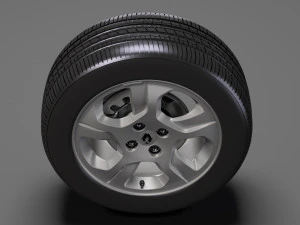 renault logan wheel 2017 3D Model