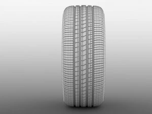 renault logan wheel 2017 3D Model