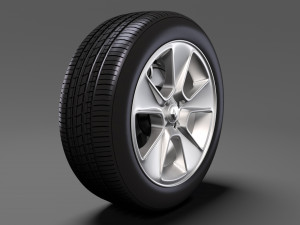 renault sandero wheel 2016 Modelo 3D