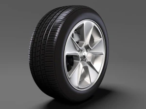 renault sandero wheel 2016 3D Model