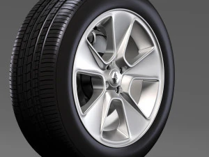 renault sandero wheel 2016 3D Model