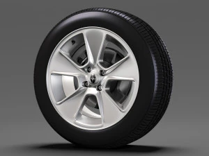 renault sandero wheel 2016 3D Model