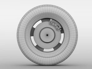 renault sandero wheel 2016 3D Model