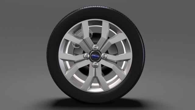 subaru justy rs wheel 2017 3D 모델 .c4d .max .obj .3ds .fbx .stl .blend 