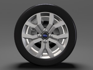 subaru justy rs wheel 2017 3D Model