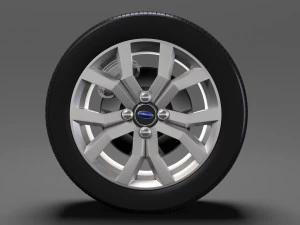 ruota subaru justy rs 2017 Modello 3D