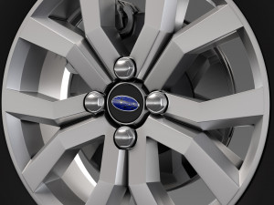 subaru justy rs wheel 2017 3D 모델