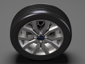 subaru justy rs wheel 2017 3D 모델