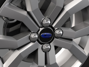 subaru justy rs wheel 2017 3D 모델