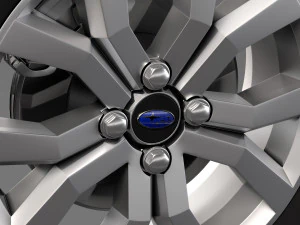 subaru justy rs wheel 2017 3D Model