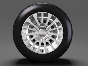 toyota proace van wheel 2017 3D 모델