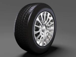toyota proace van wheel 2017 3D Model