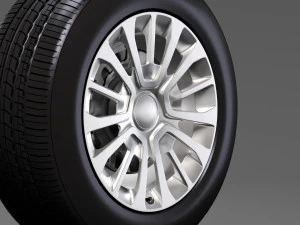 toyota proace van wheel 2017 3D Model