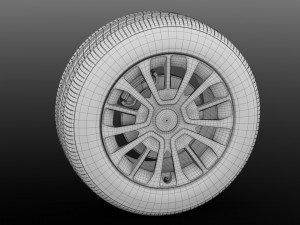 toyota proace van wheel 2017 3D Model