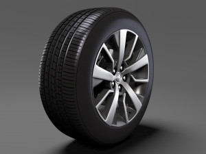 toyota proace verso wheel 2017 3D Model