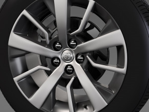 toyota proace verso wheel 2017 3D Model