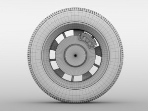 toyota proace verso wheel 2017 3D Model