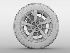 toyota proace verso wheel 2017 3D Model