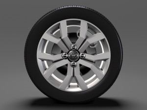 toyota tank wheel 2017 3D 모델
