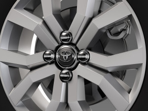 toyota tank wheel 2017 3D Model