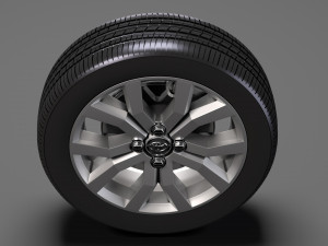 toyota tank wheel 2017 3D Model