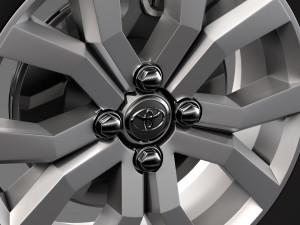toyota tank wheel 2017 3D Model
