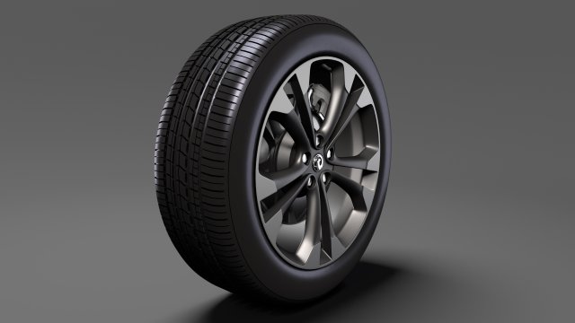 vauxhall cascada wheel 2017 3D Модель .c4d .max .obj .3ds .fbx .stl .blend 