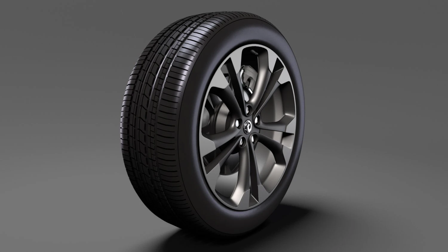 vauxhall cascada wheel 2017 3D Model .c4d .max .obj .3ds .fbx .stl .blend 
