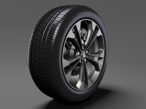 vauxhall cascada wheel 2017 3D Model