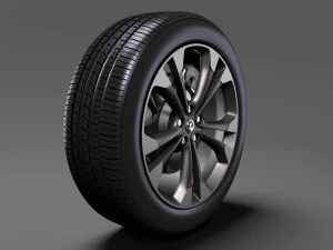 vauxhall cascada wheel 2017 3D Model