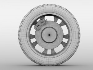 vauxhall cascada wheel 2017 3D Модель