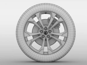 vauxhall cascada wheel 2017 3D Model