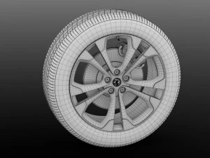 vauxhall cascada wheel 2017 3D Model