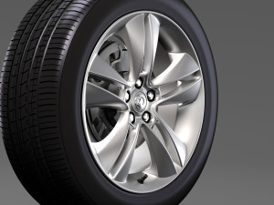 vauxhall combo tour wheel 2017 3D Model