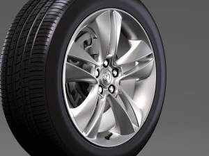 vauxhall combo tour wheel 2017 3D Model
