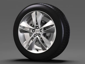 vauxhall combo tour wheel 2017 3D Model