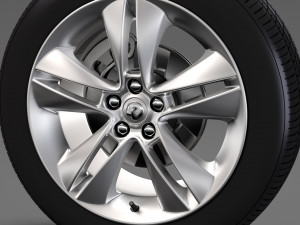 vauxhall combo tour wheel 2017 3D Model