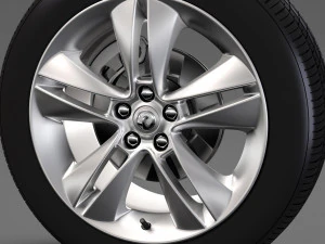 vauxhall combo tour wheel 2017 3D Model